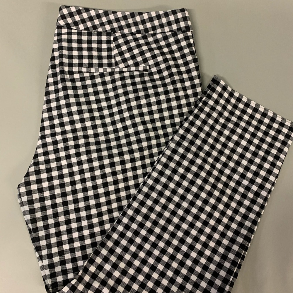 The Limited Checkered Exact Stretch Dress Pants.